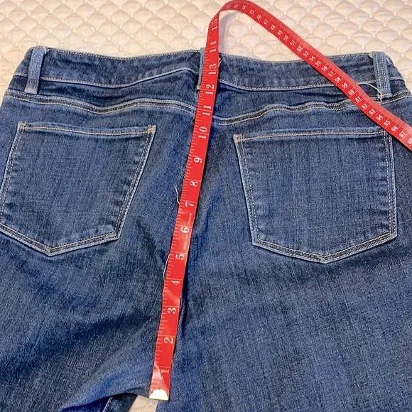 Talbots curvy bootleg petite denim. Flawless 5 pocket. - Picture 5 of 8
